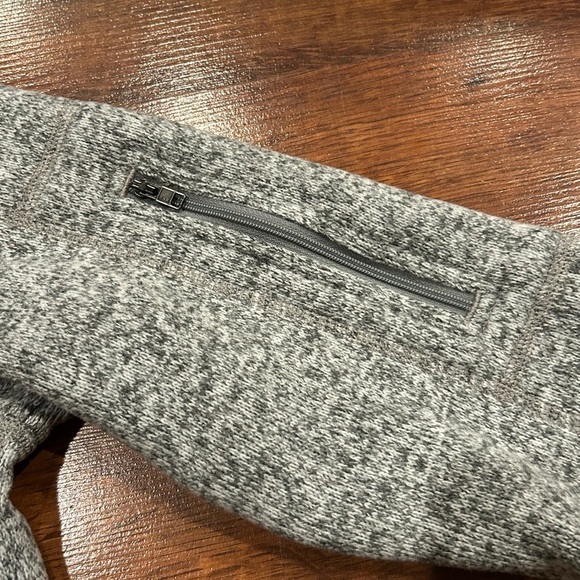 Patagonia Better Sweater Gray 1/4 Zip Fleece Long Sleeve Knit Top Warm Small - Picture 3 of 7